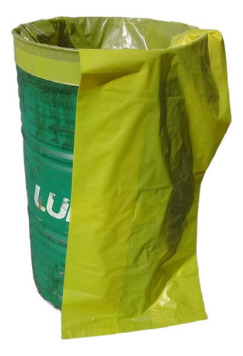 Laguiplast Yellow Bags 90x120 100 Microns 100 Units Waste 0