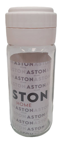 Aston Home Glass Spice Jar 244cc with 3 Hole Types - Bath 0