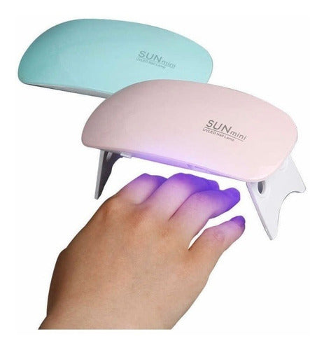 Secador Uñas Lampara Uv Luz Led Sun Mini Seca Esmalte Manos 2