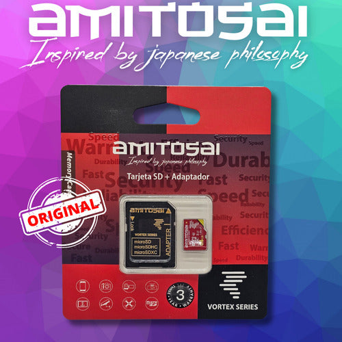 Amitosai Memoria SD 128GB C 10 U3 Serie Vortex MTS-Rocket 5