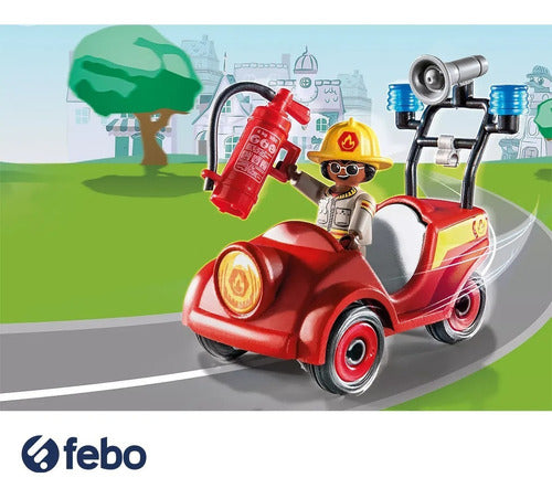 Playmobil Mini Fire Truck Duck On Call Febo 2