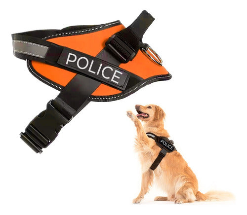 Pawfy Pretal Arnes Police Varios Talles Colores Paseo Viaje 0