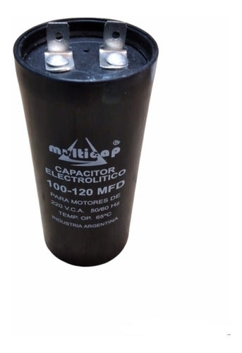 Capacitor Electrolitico Multicap 100/120 Uf X 220vca 0