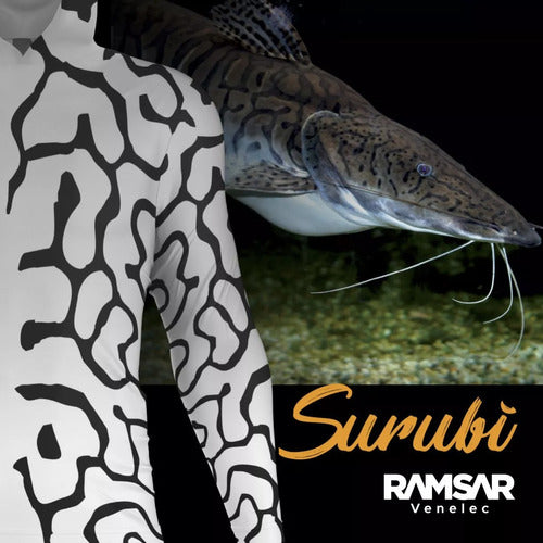RamSar Surubí Fishing Hooded Long Sleeve T-Shirt by Venelec Textil 2
