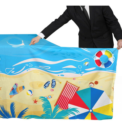 Tela Impermeable Para Mesa, Playa, 3 Piezas, 137x274cm 3