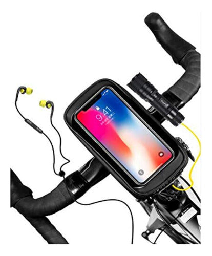 Mozowo Waterproof Bicycle Handlebar Bag with Touch Screen 3