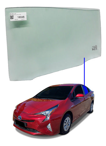 Vidro Porta Traseiro Esquerdo Toyota Prius 2016 A 2023 0