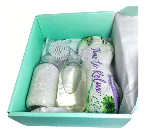 Relaxation at its Finest - Jasmine Aroma Gift Box for a Zen Spa Experience - Aroma Relax Regalo Box Zen Jazmín Set Kit Spa N51 Disfrutalo