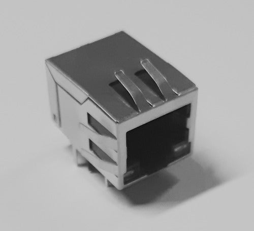 Shielded RJ45 Connector with 2 LED Status Female Printed Circuit 2