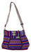 Handwoven Small Oval Shoulder Bag Purse Messenger Bag in Artisanal Aguayo Fabric 2