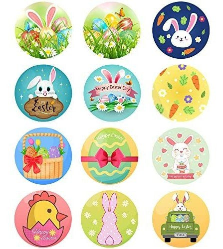 360 Easter Stickers, Assorted Designs in English 0