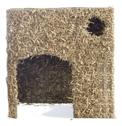 Medium Chewable Alfalfa House for Rodents by Zootec 0