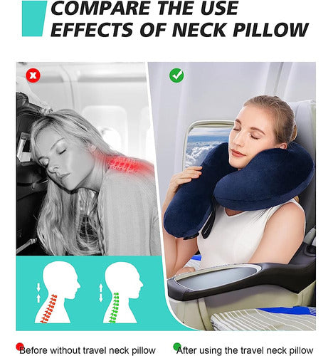 BLABOK Inflatable Travel Neck Pillow 2