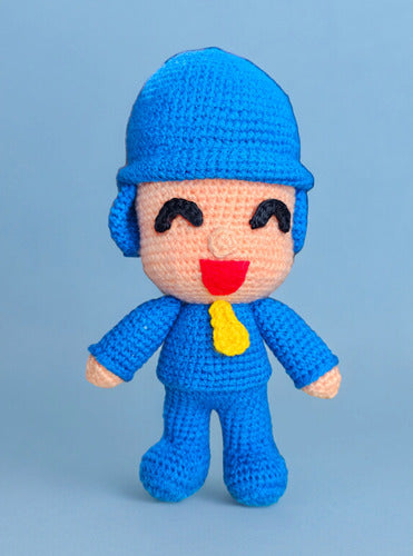 Alma y Vida Artesanías Pocoyo Amigurumi Quality Premium 25 Cm 3