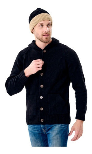 Men's Hooded Cardigan with Pockets Collection 2023 Art 035 6