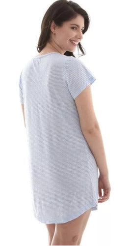 Almar Super Comfortable and Fresh Short Sleeve Nightgown 2