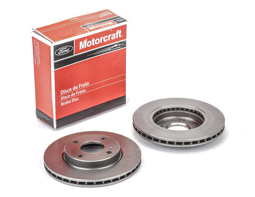 Motorcraft Front Brake Disc Set for Ford Ka 1