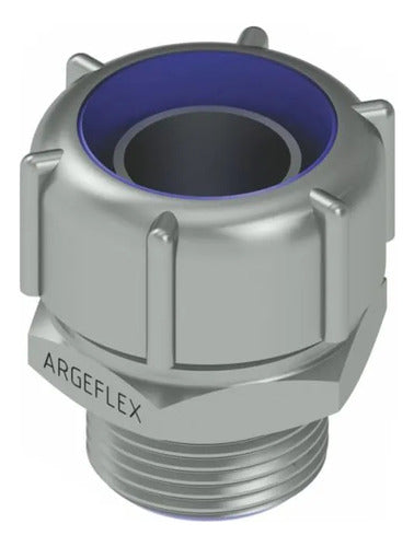 ARGEFLX Conector Macho Recto C/rosca P/caño Extraf 3/8" 0