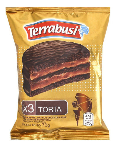 Terrabusi Alfajor Torta 70 Gr Pack of 15 Units 0