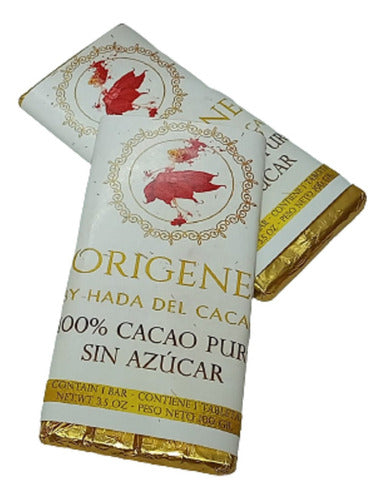 Pack* Chocolate Muy Amargo 100% Cacao Puro Sin Azucar Keto 0