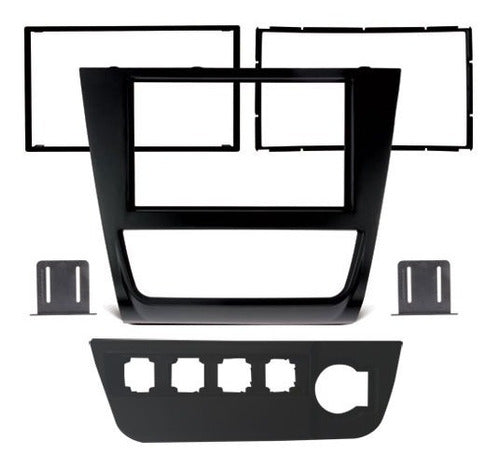 Adapter Frame for Gol Trend Saveiro Voyage G6 Double Din Black 0