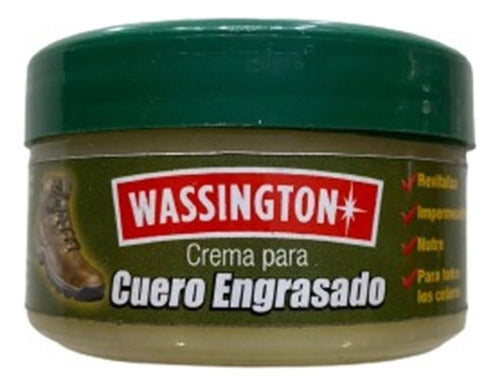 PACK of 3 Wassington Greased Leather Cream 60 CC Each 0