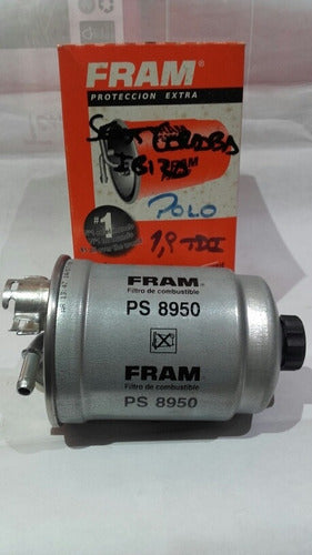 Fram Fuel Filter for VW Polo TDI, Seat Ibiza, and Cordoba 0