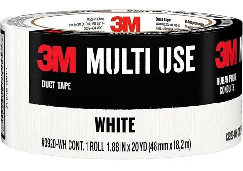 3M Duct Tape Multipurpose White 50mm X 18 Mts 0