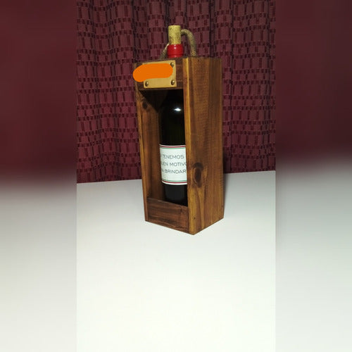 WoodIron Porta Vino De Madera 1