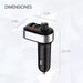 Bluetooth Hands-Free FM Transmitter Receiver USB Charger 1