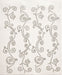 Glanz Hotfix Adhesive Rhinestone Transfer Iron-On Arabesques Leaves 3