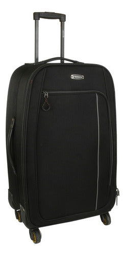 Gremond Cannes Semi-Rigid 28 Inch Large Black Suitcase 0