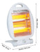 White House Electric Halogen Heater Modern Economical EV 4