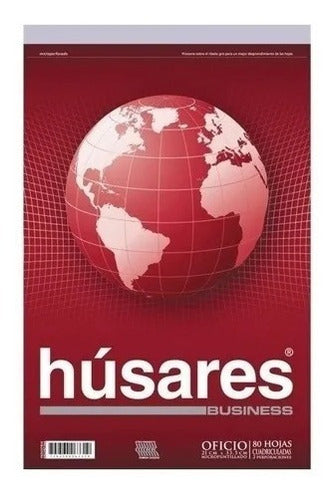 Húsares Business Oficio Cuadriculado Block x 5 Units 0