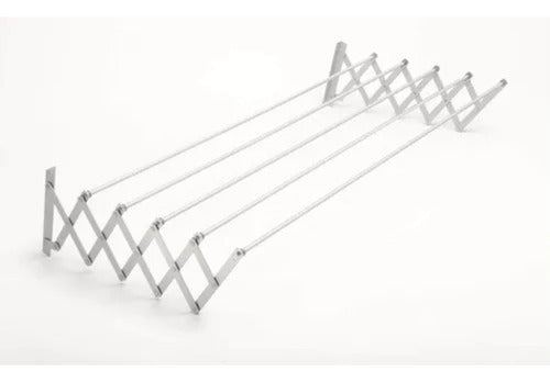 Kevin Wall-Mounted Expandable Drying Rack 80 Cm Reinforced 7 Rods 0