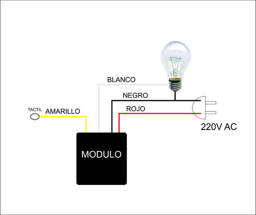 TOUCHLAMP Interruptor Atenuador Tactil Dimmer Touch, Para AC 220V X5 1