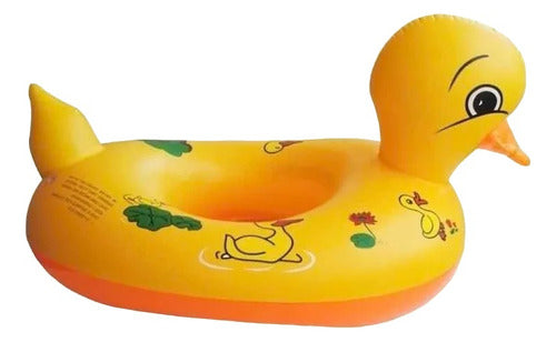 Inflatable Duck Baby Boat Float Seat Pool Lifesaver 0