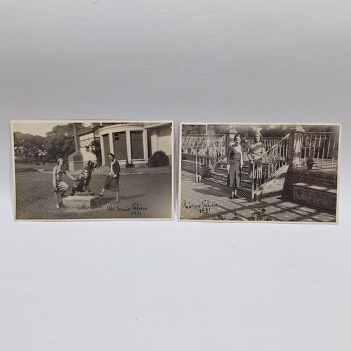 Antiguas Foto Postales Palermo 1931 (lote X 2) Le1325 3