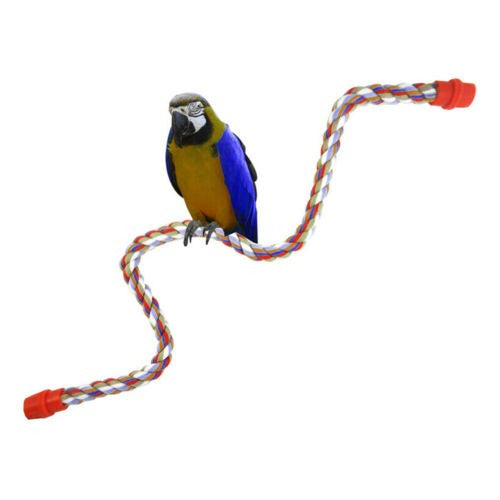 Parrot Rope Bird Toy Cockatiel Parakeet Conure 0