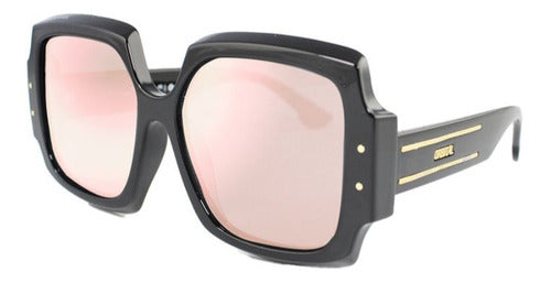 Orbital Los Hampton Black Matte Mirrored Sunglasses 0