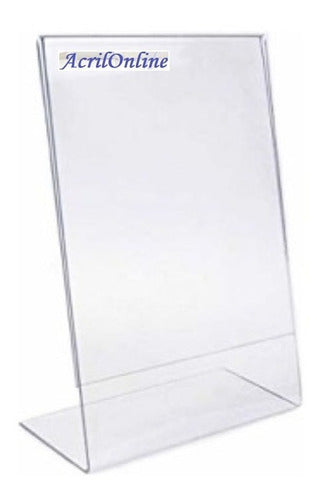 Acrilonline 30 Plastic Brochure Holders White 15x20 Cm Offer 2