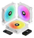 Set of 3 CPU Coolers | 120 mm / White | AsiaHorse 0