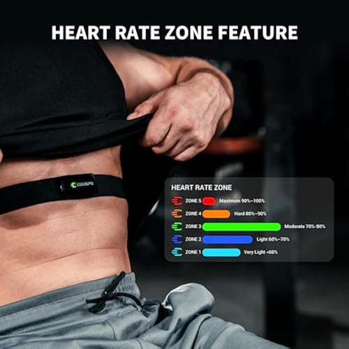 Coospo Heart Rate Monitor Chest Strap H9z, 1