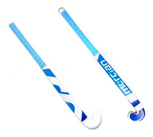 Mercian Hockey Combo: Fiberglass Stick + Mouthguard + Shin Guards + Case + Ball 6