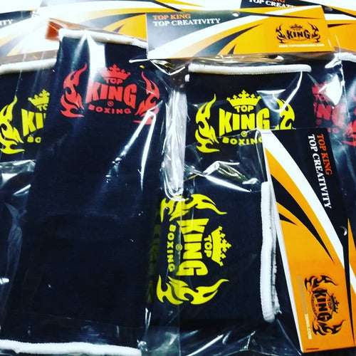 Top King Par Tobilleras Profesional Kick Thai Box Bjj 2