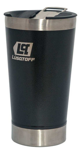 Lusqtoff 530ml Stainless Steel Thermal Beer Mug with Lid 0