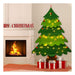 Outgeek Felt Christmas Tree, 3.2 Feet, Wall Hanging 3