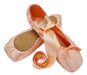 Slava Ballet Pointe Shoes with Ribbons + Elastic Canvas Split Sole Pointe Shoes 27