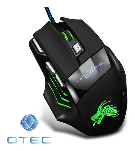 OTEC Optical USB Wired Gaming Mouse with 7 Buttons 4