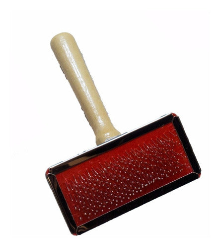 Medium Carding Brush No. 2 with Protected Tips for Dog Cat 2